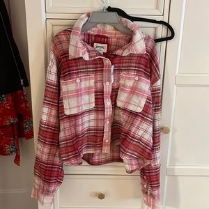 Pink Plaid Long Sleeve